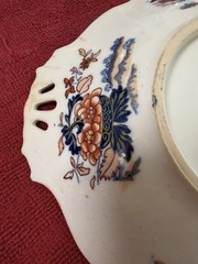Antique Minton Amherst Japan Stone China Plate No. 824 c1835 Imari