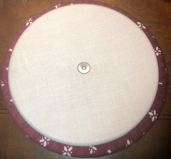 Longaberger Fabric Lid-Small Fruit Basket-Traditional Red-NEW!!!