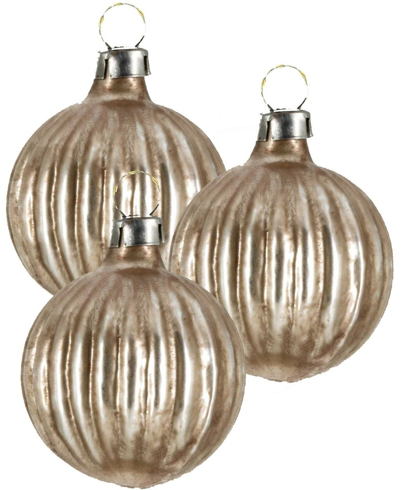 Marolin 3 Little Brown Balls with Grooves