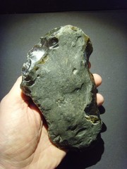 Lower Paleolithic – Large Acheulean ‘planular’ chopper c.450,000 BP.
