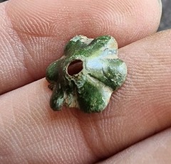 Medieval Mount Floral Metal Detecting Find Antique