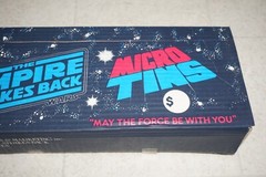 Vintage Star Wars Empire Strikes Back Micro Tins 1980 W/ 72 Tins Store Display
