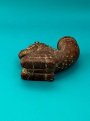 Ancient Near Eastern Jasper Stone Rhyton | Rare Collectible