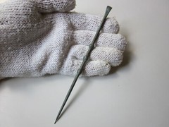 very rare AMAZING perfect ancient roman large bronze engraved stylus I – II A.D.