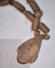 Pre Columbian, Pottery, Necklace, Pendant, Beads.