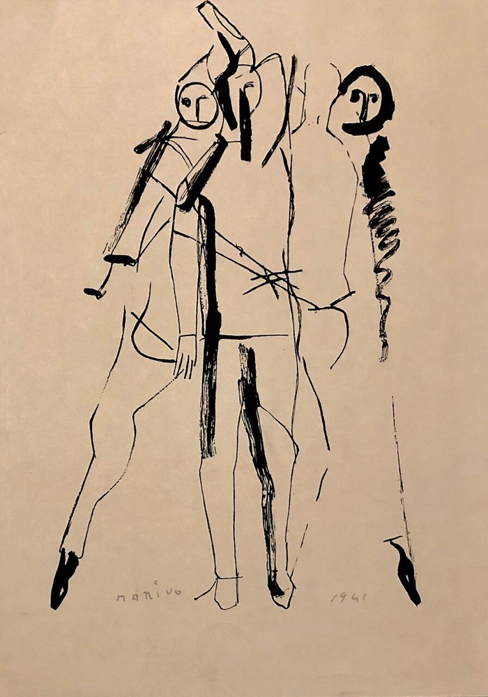 MARINO MARINI Figurative Lithographs Carl Schunemann 1968 Unframed