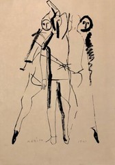 MARINO MARINI Figurative Lithographs Carl Schunemann 1968 Unframed
