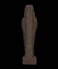 Ancient Egyptian God Anubis Ushabti Statue Mummiform Jackal Deity Stone Figurine