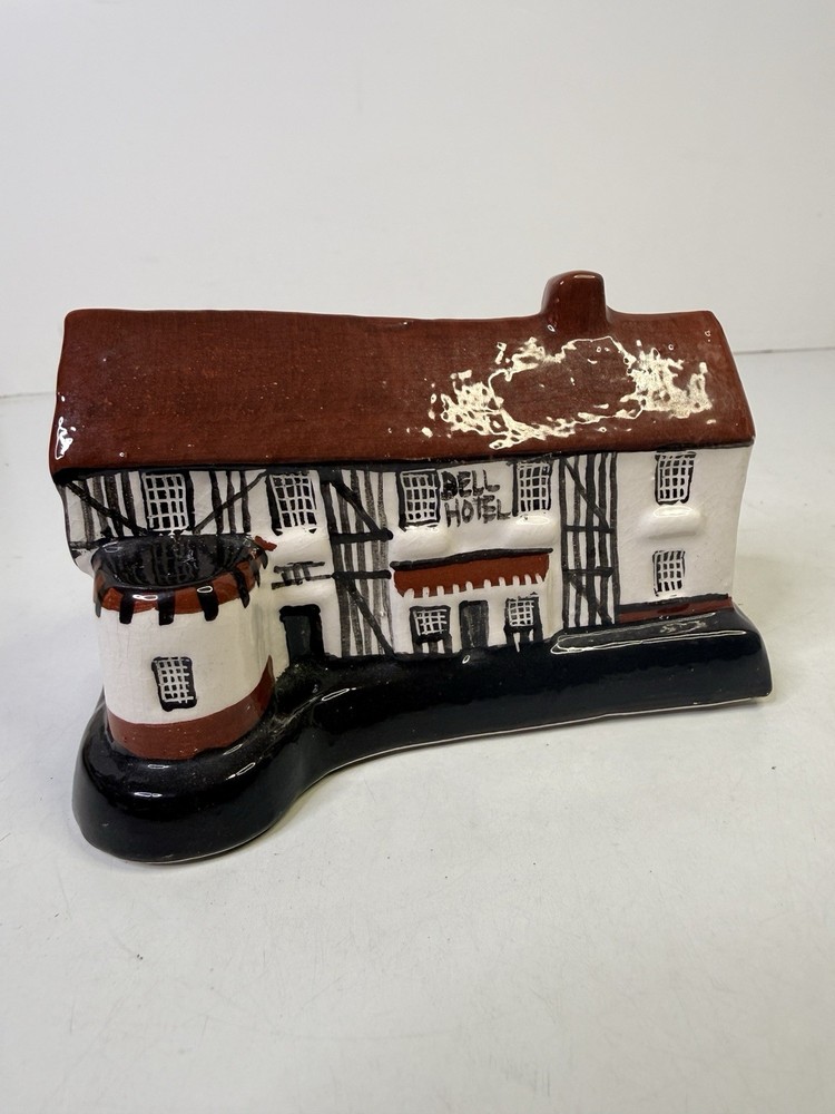 Mudlen End Studio Felsham Suffolk Pottery Miniature THE BELL HOTEL CLARE