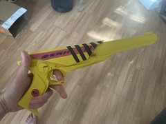 My Chemical Romance Party Poison Danger Days Yellow Ray Gun w/ Display Stand