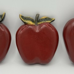 Vintage Apple Kitchen Decor Lot Home Interiors Wall Plaques Shelf Butter Churn