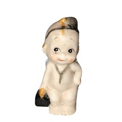 Vintage 😊 Ceramic Bisque Baby Doctor Literally Figurine Fun