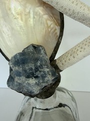 Jamie Dietrich Designs 1-of-a-kind Hand Crafted Sea Life & Stone On Glass Bottle
