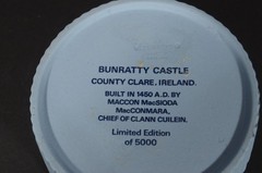 Wedgwood Blue Jasperware Bunratty Castle Ireland Trinket Box, Limited Edition