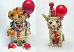 Neil Eyre Halloween Horror Clown Pennywise IT Inspired Sphynx kitty CAT Fan Made