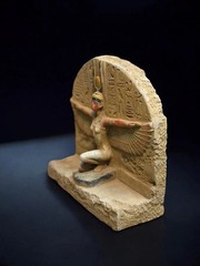 Rare Ancient Egyptian Antiquities Statue of The Goddess Winged Isis Egyptian BC