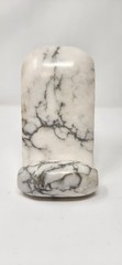 Stunning Vintage Restoration Hardware Solid Marble Scrolled Bookends Pair- Heavy