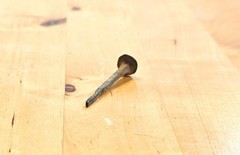 Antique Roman Wrought Iron Nail Artifact 2”