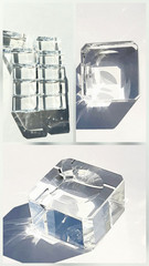 USA Seller – 10 pcs Clear Crystal Display Stand Base For Crystal Ball 40mm-60mm