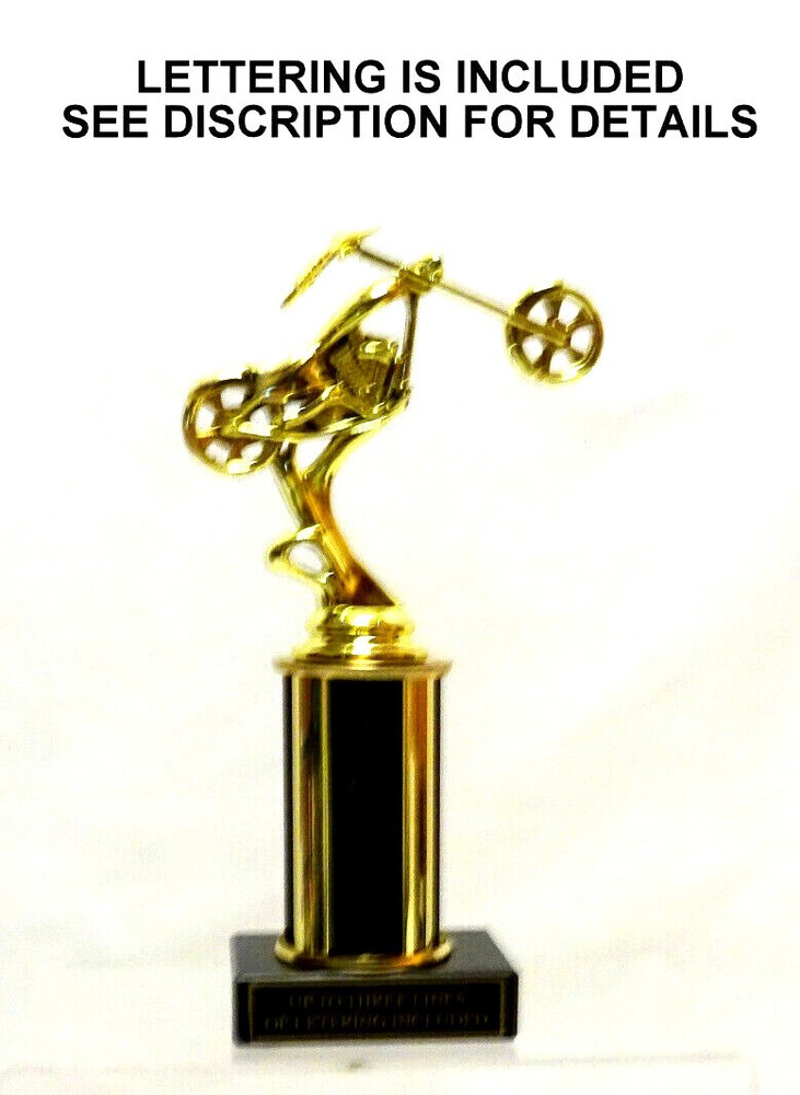 MOTORCYCLE TROPHY, BIKE AWARD, MOTORCYCLE SHOW CHOPPER