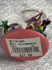 Enesco Ornament 1990s Minnie’s Merry Christmas Compact Mickey Mouse Disney