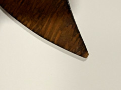 Vtg MCM Wood Crescent Moon Staircase Shelf *READ*