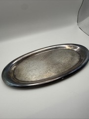 1962 Fresh Meadow Country Club Silver Plate Trophy Tray Presentation Platter NY