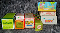 Lot of 8 Vintage Avon Bathroom Bubble Bath, Soap, and Kids Items Pluto, Dinosaur
