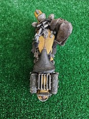 Vintage Motorcycle Figurine Replica 1949 Harley Popular Imports Desktop Yellow