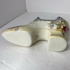 VINTAGE RS SUHL MARKED HAND PAINTED VICTORIAN EDWARDIAN PORCELAIN SHOE