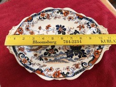 Antique Minton Amherst Japan Stone China Plate No. 824 c1835 Imari