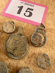 antique lead bag seals metal detector finds