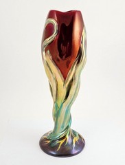 Zsolnay Eosin Art Nouveau Tulip