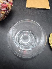 Avon Gift Collection Vanilla Essence Potpourri Cherub Glass Bowl New Open Box