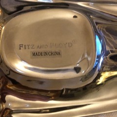 Vintage 2004 Fitz & Floyd Metal Carrot Spoon Rest Never Used Original Packaging