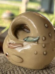 TAI Whale Trinket Box 1990’s 90’s Carved