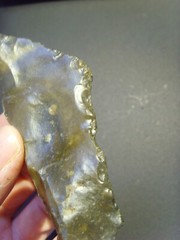 Lower Paleolithic – Acheulean lateral scraper c.450,000 BP.