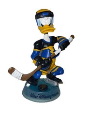 Walt Disney World 7.5″ Donald Duck Hockey Bobble Head Lightning Bolt Jersey