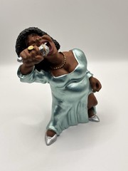 Vintage Jazz Band Ceramic Figurine Set Pianist Singer Guitar Bass Clarinet