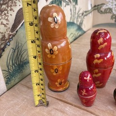 Matryoshka Nesting Doll Women in traditional costumes Set of 6 Made in India