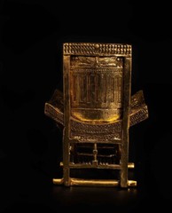 Egyptian Antiquities golden throne chair throne of the king tutankhamun Rare BC