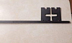 Vintage Cast Iron Skeleton Key Gothic Wall Decor MCM Medieval 1960s 28″ 3 Pc