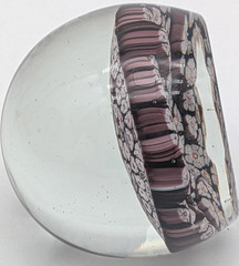 Murano Hand Blown Art Glass Millefiori Paperweight