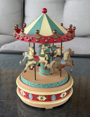 1980 ENESCO Carousel Waltz Music Box