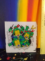 TMNT Teenage Mutant Ninja Turtles 1990s Carnival Prize Mirror