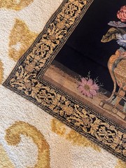 Heavy Flemish Tapestry. 36.5 X 49.5. 4″ Pocket. Lined. $471 . Authentic. B75