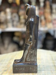 Solid Stone Ancient Egyptian Antiques Wadjet Uraeus Statue Artifact Figurine