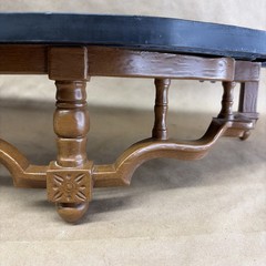 Vintage 1969 MCM DART HOMCO Black & Brown Wall Accent Display Shelf 3027