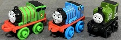 Thomas & And Friends Mini Plastic Classics Train Engines Percy Edward Luke