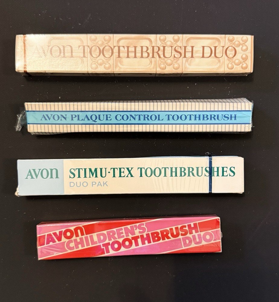 Vintage Avon toothbrush – Vintage New un- opend boxes from the 70’s – 80’s